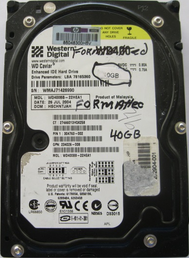 WD400 HDD