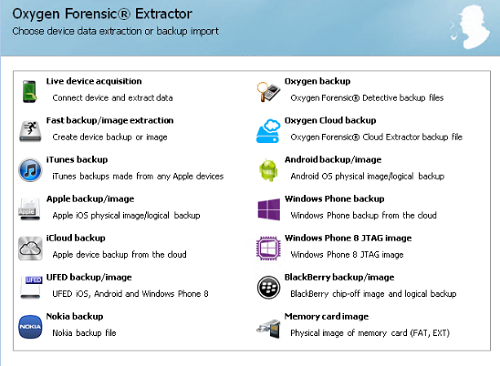 oxygen forensics search functions