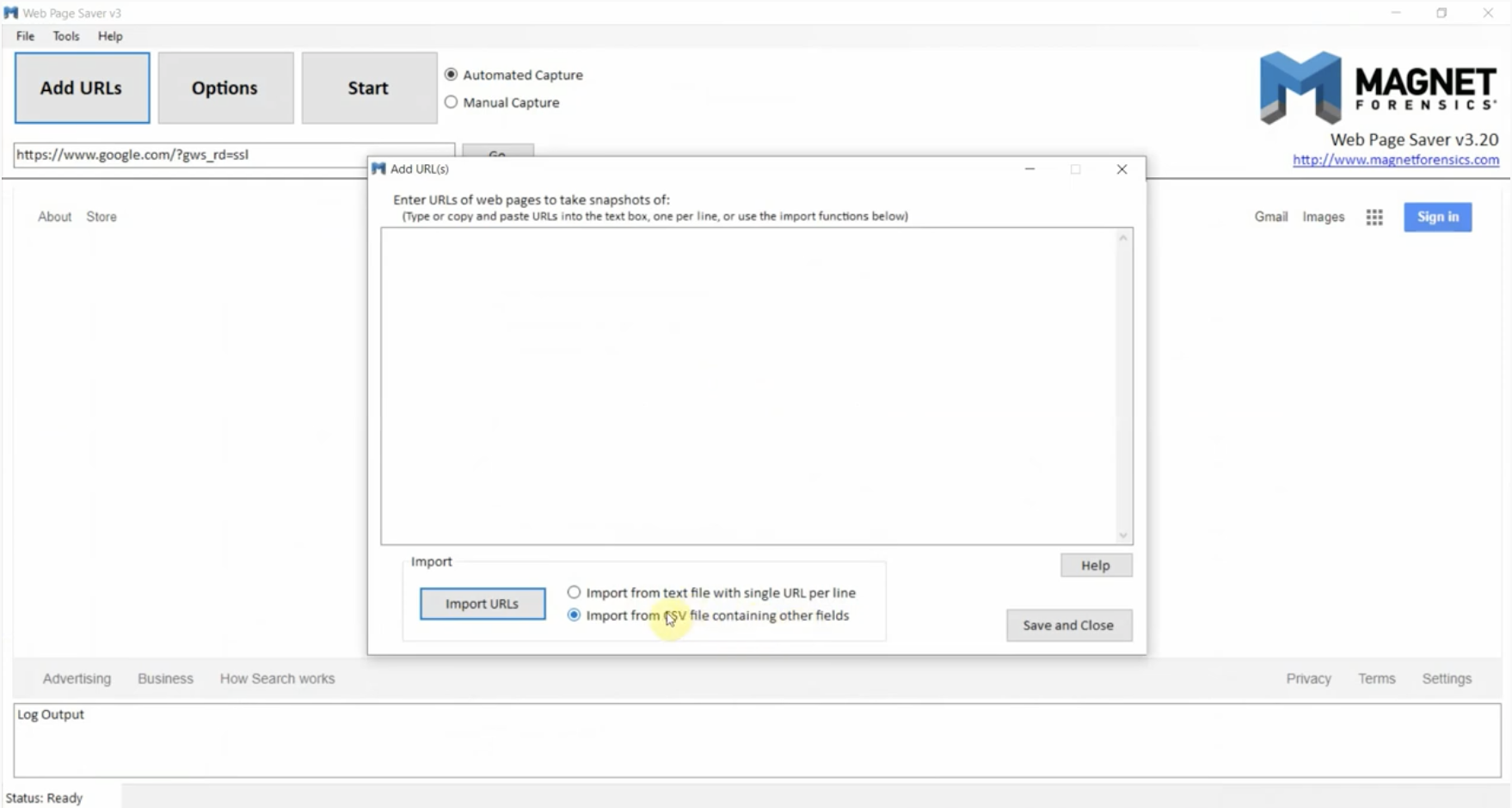How To Use The  Page Saver Forensic Focus
