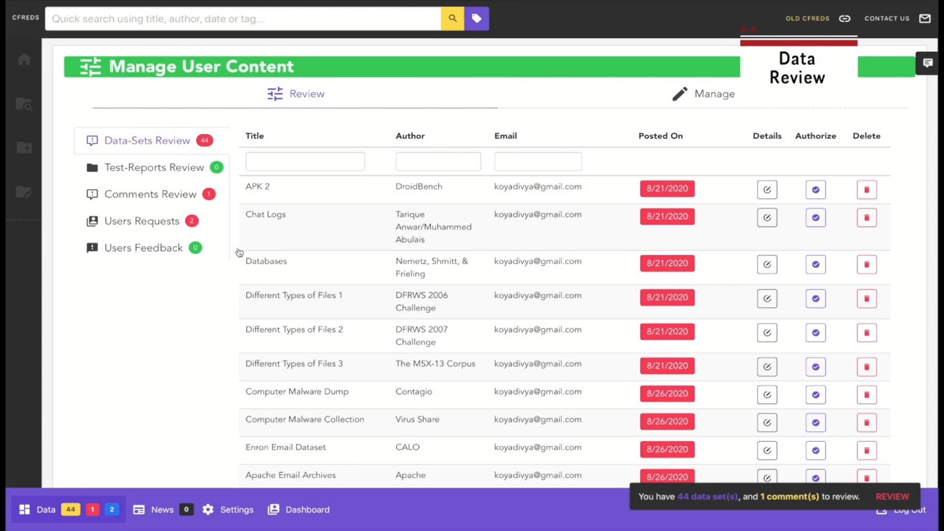Computer Forensic Reference Data Sets For Digital Evidence Forensic Focus