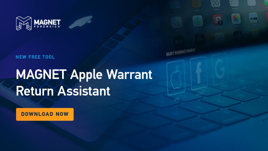 New Free Tool from Forensics Apple Warrant Return