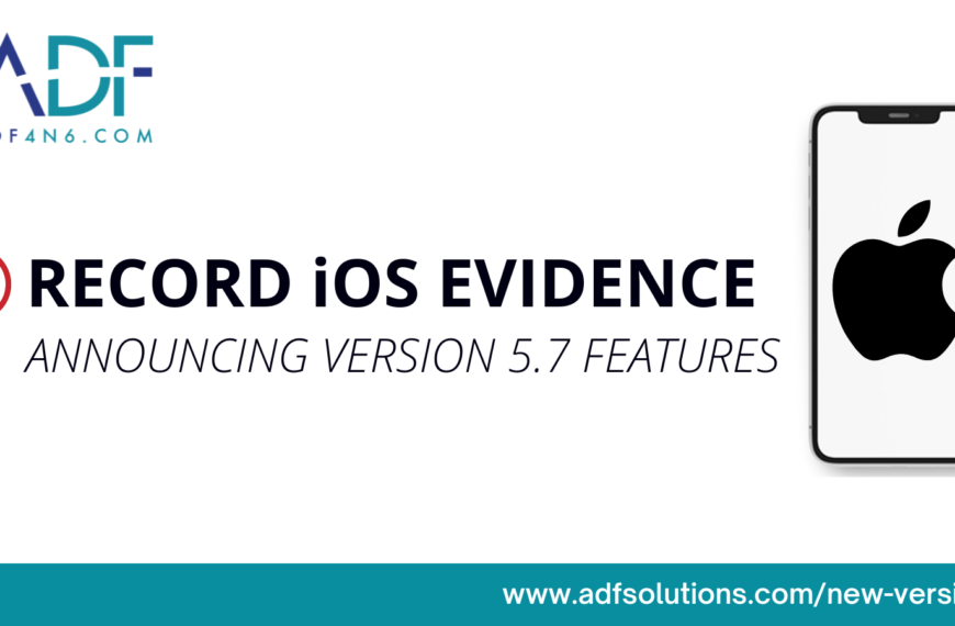 ADF Solutions Breaks New Ground With Revolutionary iOS Screen Recording Feature
