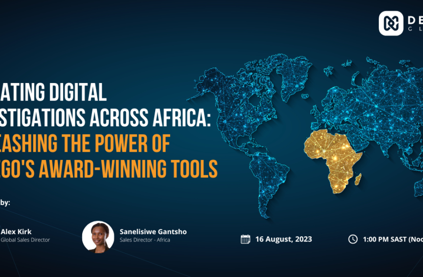 Detego Global Announces Webinar To Demonstrate Digital Forensics Innovation