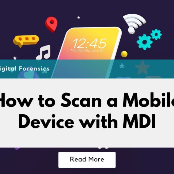 How To Scan A Mobile Device With Mobile Device Investigator