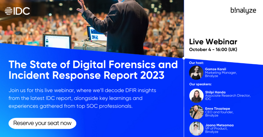 WEBINAR The State Of Digital Forensics And Incident Response