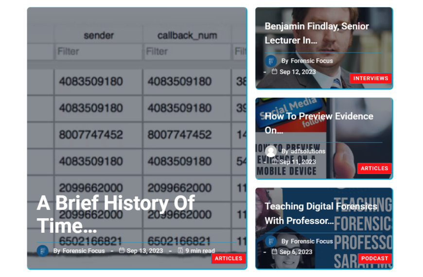 Forensic Focus Digest, September 15 2023