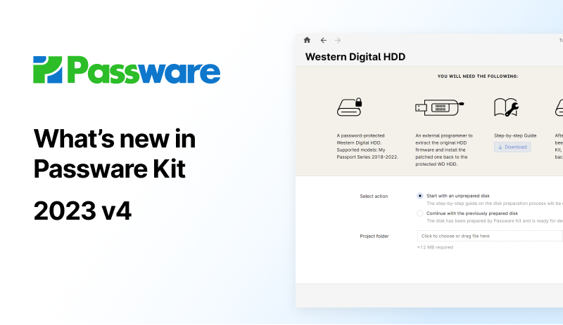 Decrypt WD My Passport Disks and Macs with T2 Chip With the New Passware Device Decryption Add-on