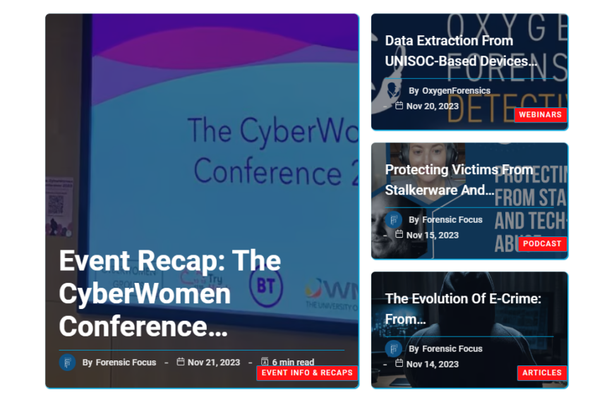 Forensic Focus Digest, November 24 2023