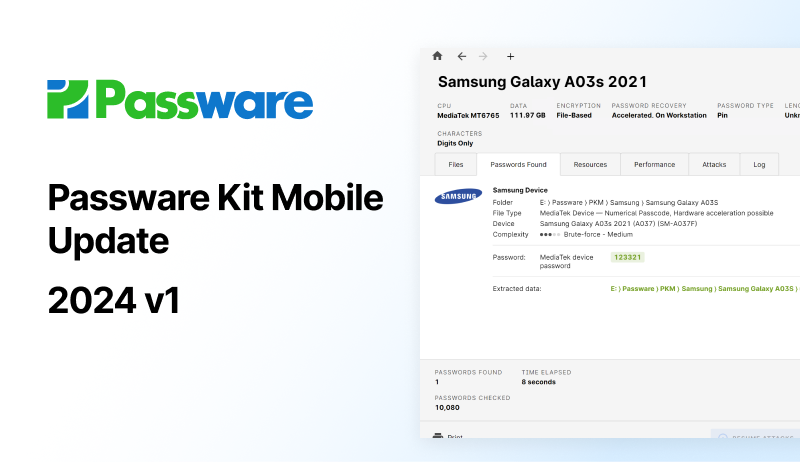 📲 Passware Kit Mobile 2024 v1: Decryption Of Samsung MediaTek-Based Devices