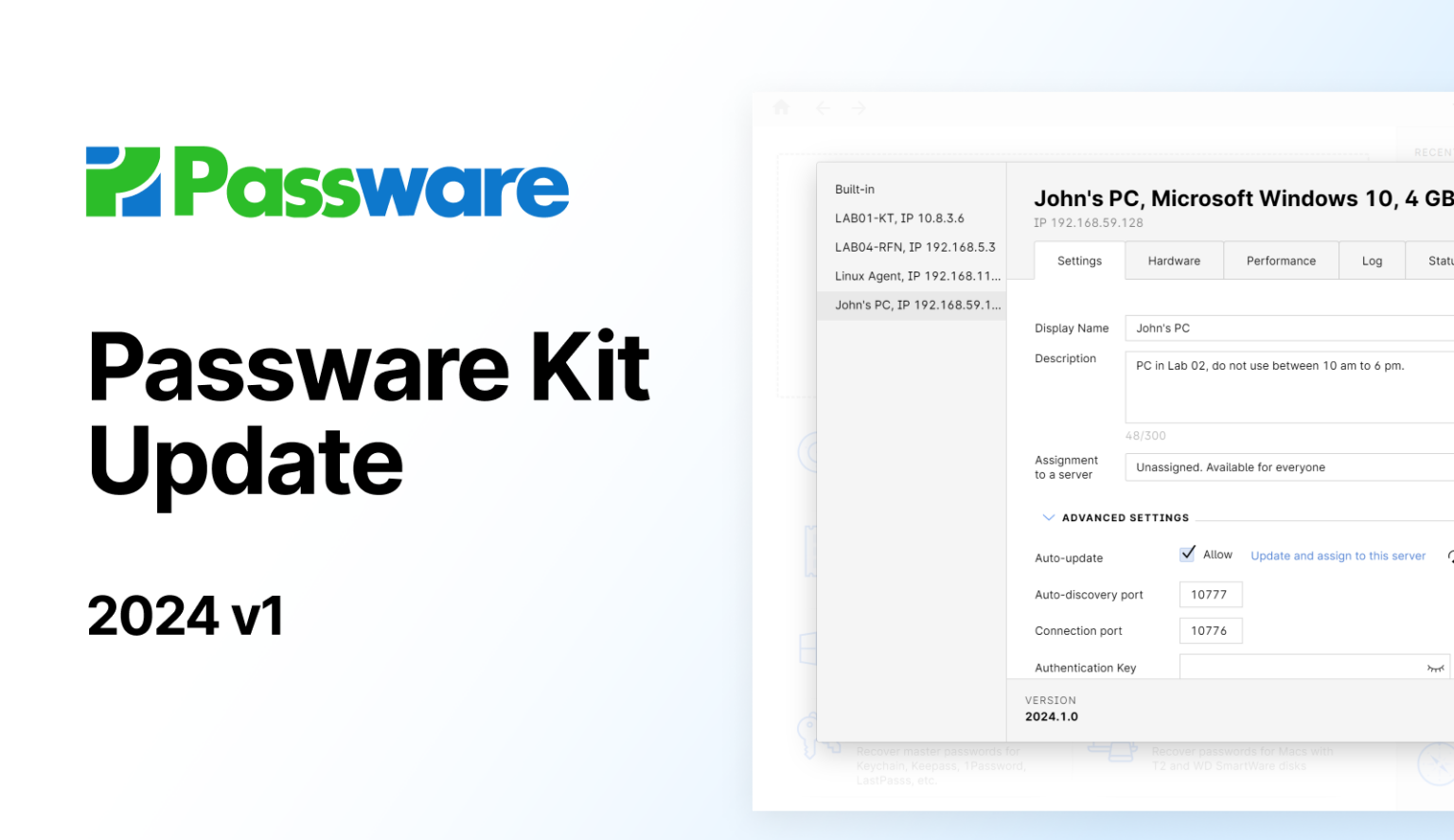 Passware Kit 2024v1 Redesigned Distributed Password Recovery