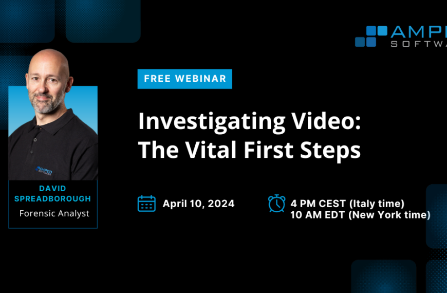 Investigating Video: The Vital First Steps