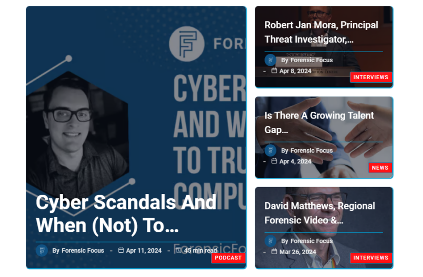 Forensic Focus Digest, April 12 2024