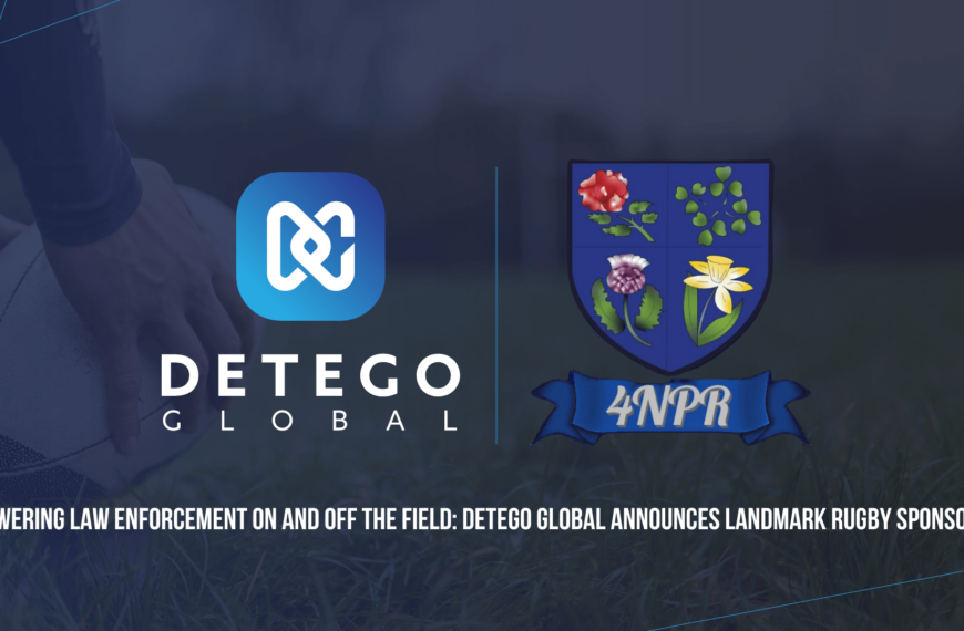 Empowering Law Enforcement On And Off The Field: Detego Global Announces Landmark Rugby Sponsorship