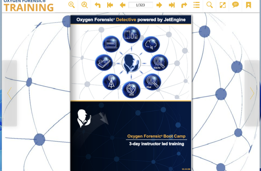 Oxygen Forensic® Boot Camp Training From Oxygen Forensics