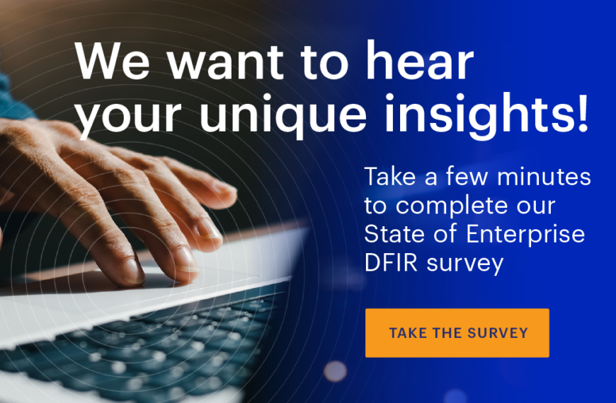 magnet state of enterprise dfir survey graphic