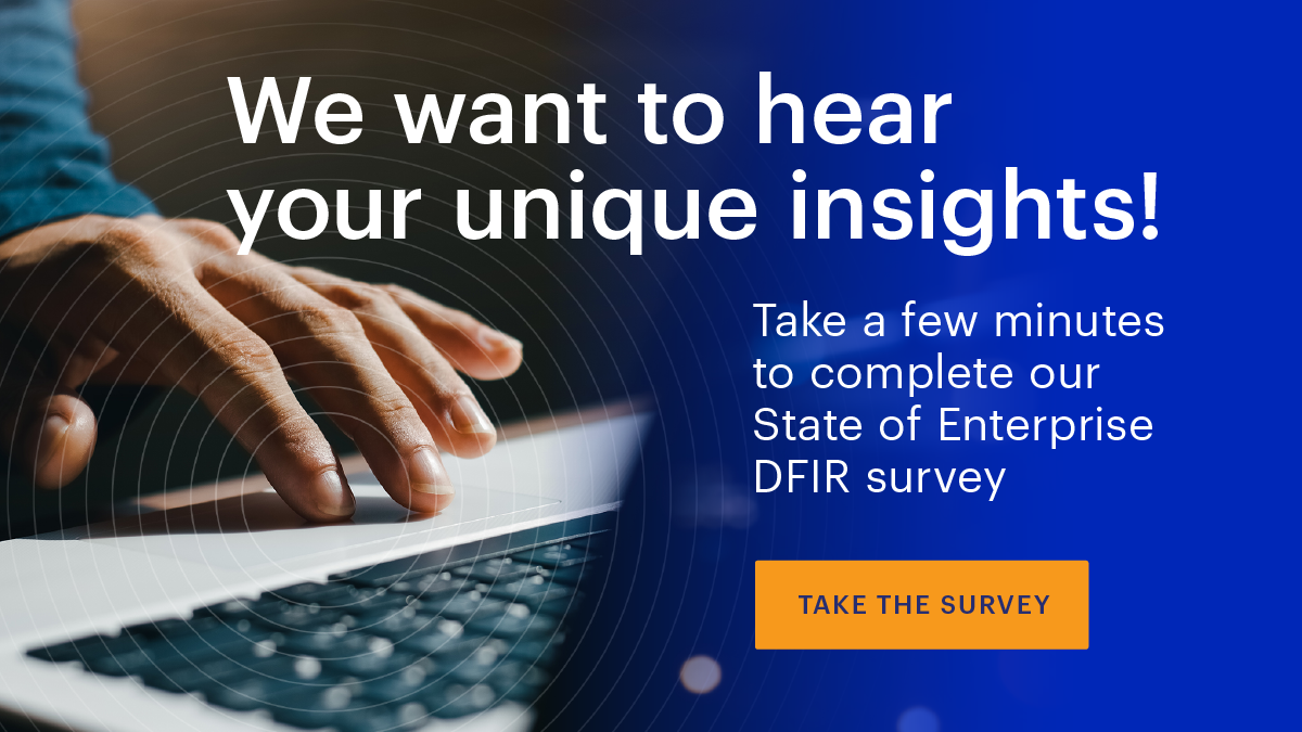 magnet state of enterprise dfir survey graphic