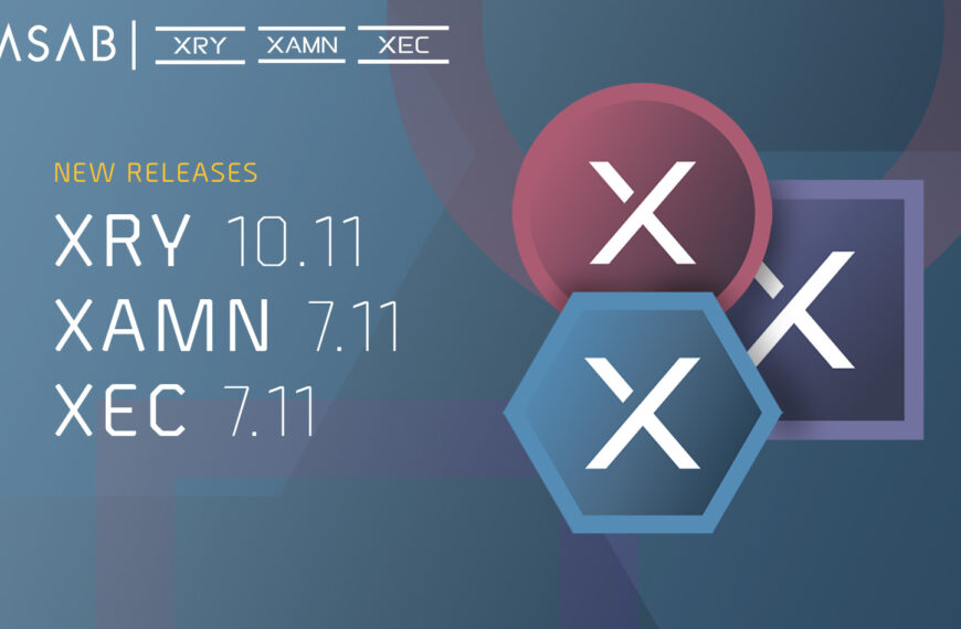 XRY 10.11, XAMN 7.11, and XEC 7.11