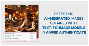 detect ai with amped authenticate graphic