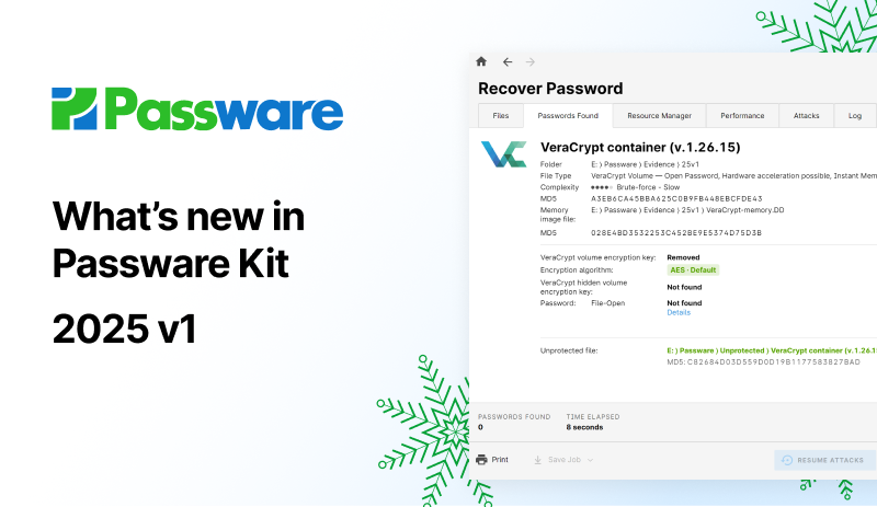 Passware Releases Version 2025: Decrypt Latest VeraCrypt And ThinkPads E