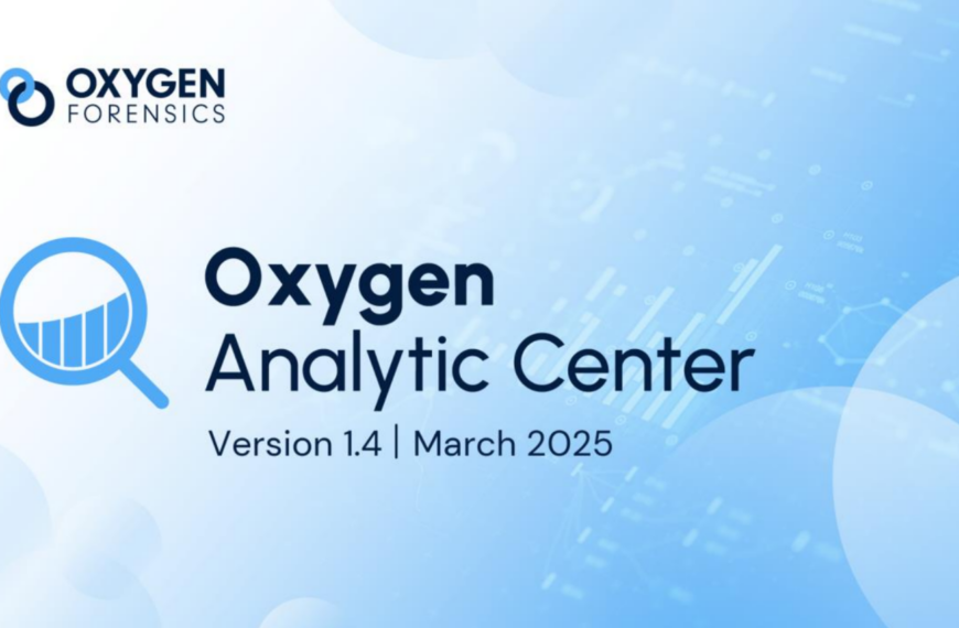 Oxygen Analytic Center v.1.4 Is Now Available
