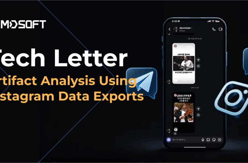 GMDSOFT Tech Letter Vol 11 Artifact Analysis Using Instagram Data Exports