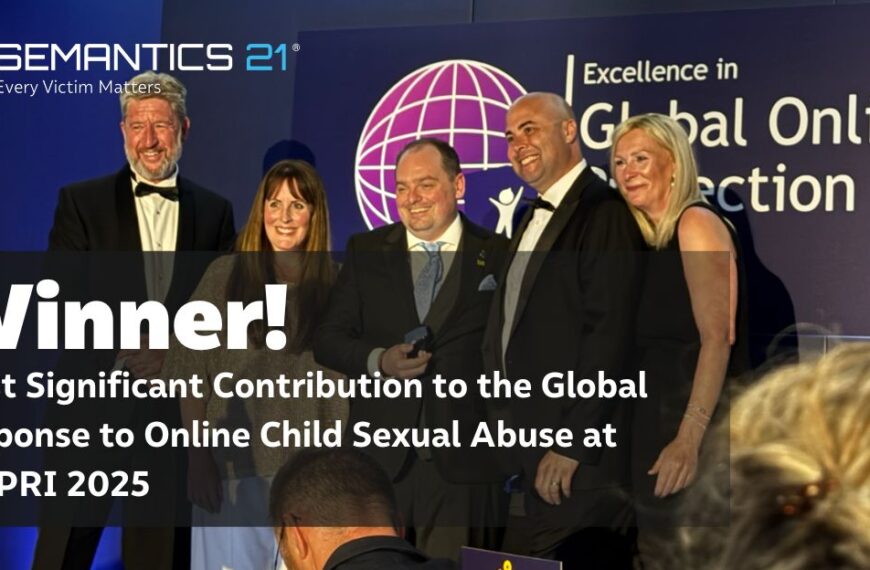 Semantics 21 CEO, Dr Liam Owens, Receives Most Significant Contribution To The Global Response To Online Child Sexual Abuse At IPPPRI 2025