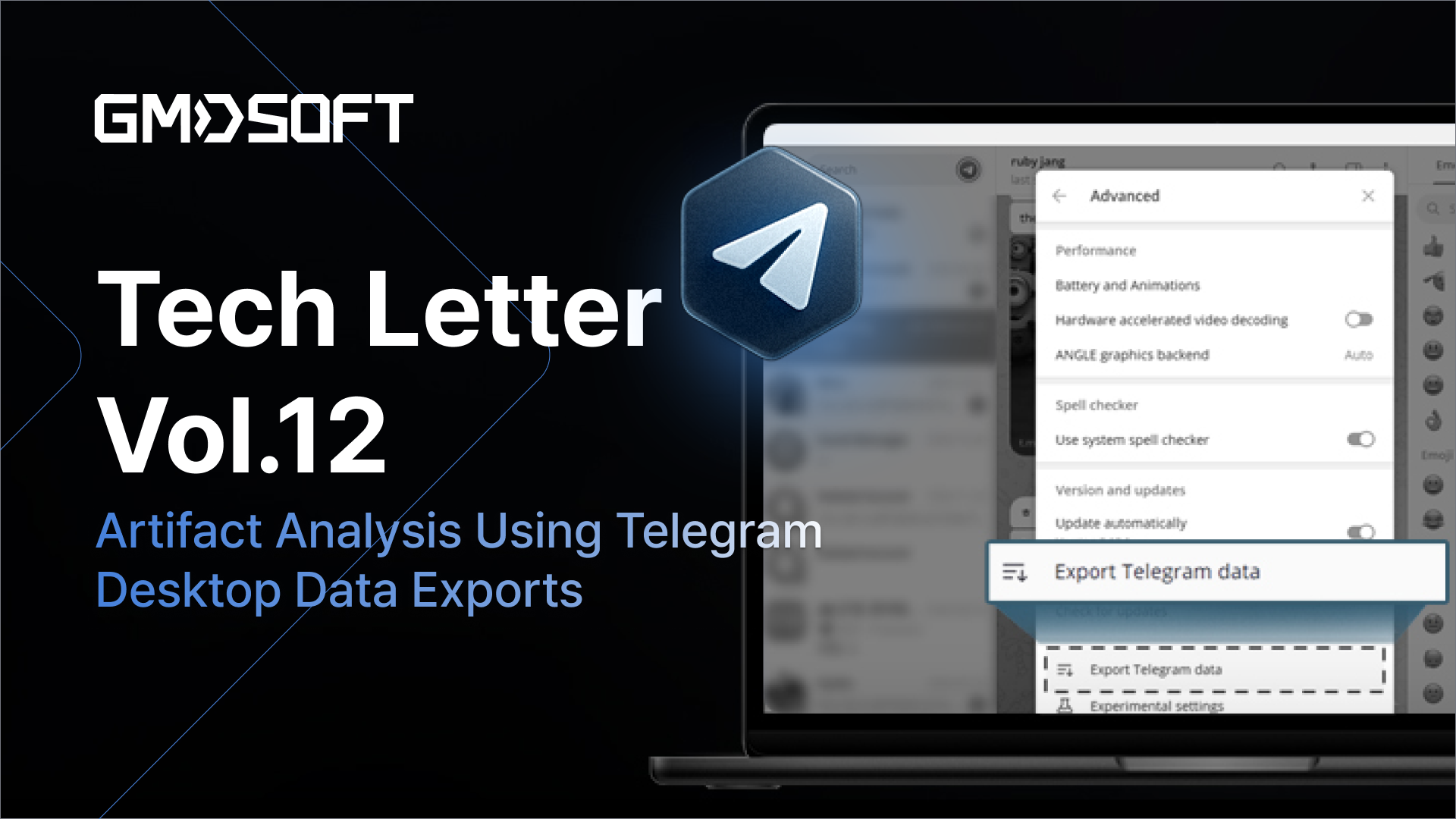 GMDSOFT Tech Letter Vol.12: Artifact Analysis Using Telegram Data Exports