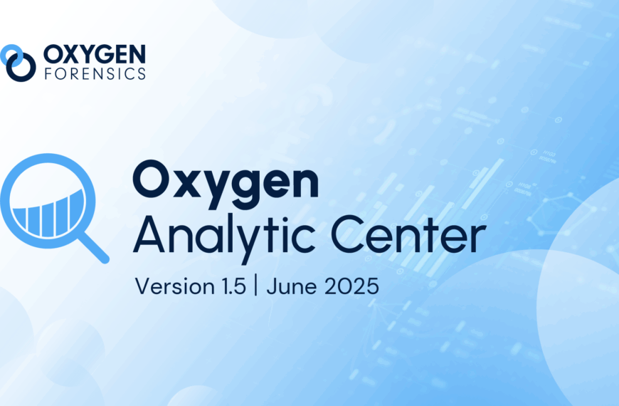 Introducing Oxygen Analytic Center v.1.5