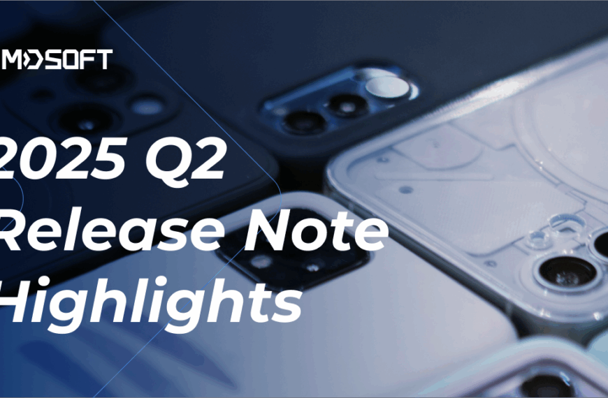 2025 MD-Series Q2 Release Note Highlights