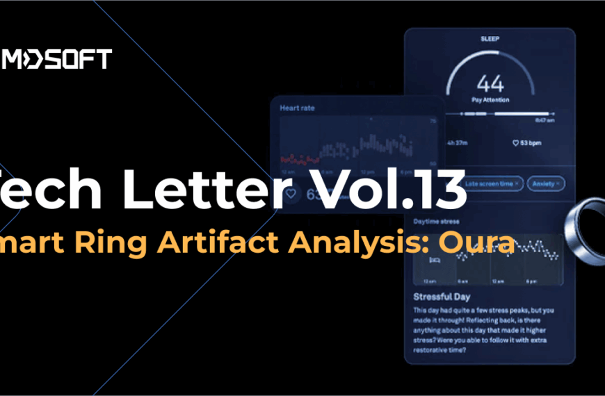GMDSOFT Tech Letter Vol .13 Smart Ring Artifact Analysis: Oura
