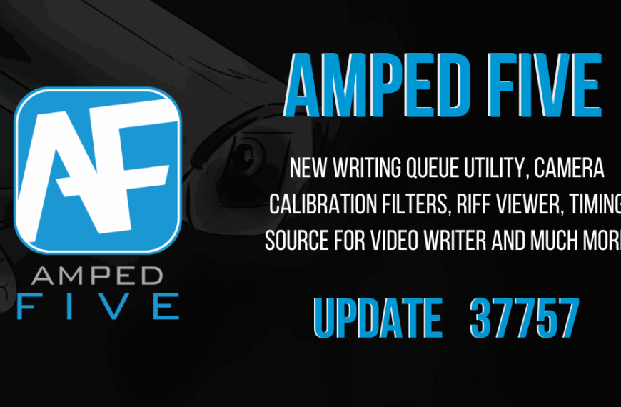 Amped Software Releases Powerful New Amped FIVE Update, Featuring Writing Queue, Camera Calibration, RIFF Viewer, And More