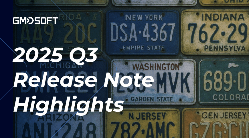 GMDSOFT MD-Series Q3 Release Note Highlights