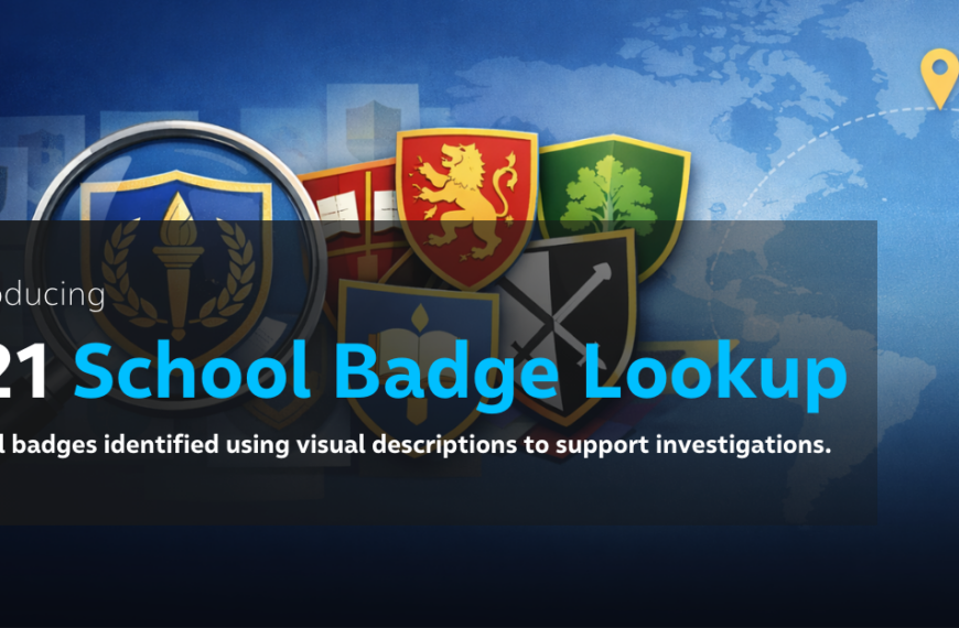 When A School Badge/Logo Is The Only Lead, Manual Identification Is No Longer Good Enough