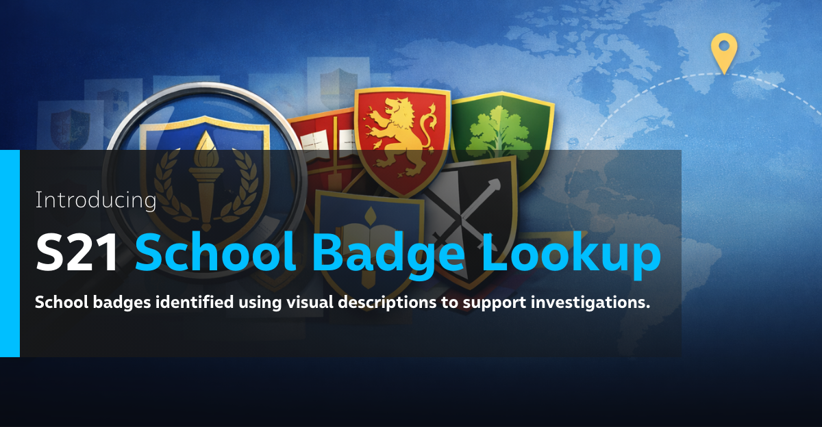 When A School Badge/Logo Is The Only Lead, Manual Identification Is No Longer Good Enough