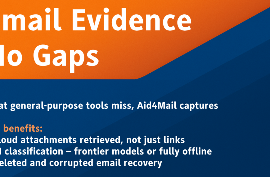 Introducing Aid4Mail: Closing Email Evidence Gaps for Investigators