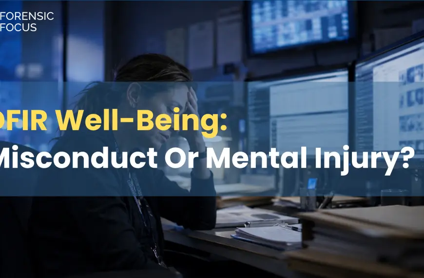Misconduct Or Mental Injury? A Question Policing Can No Longer Avoid
