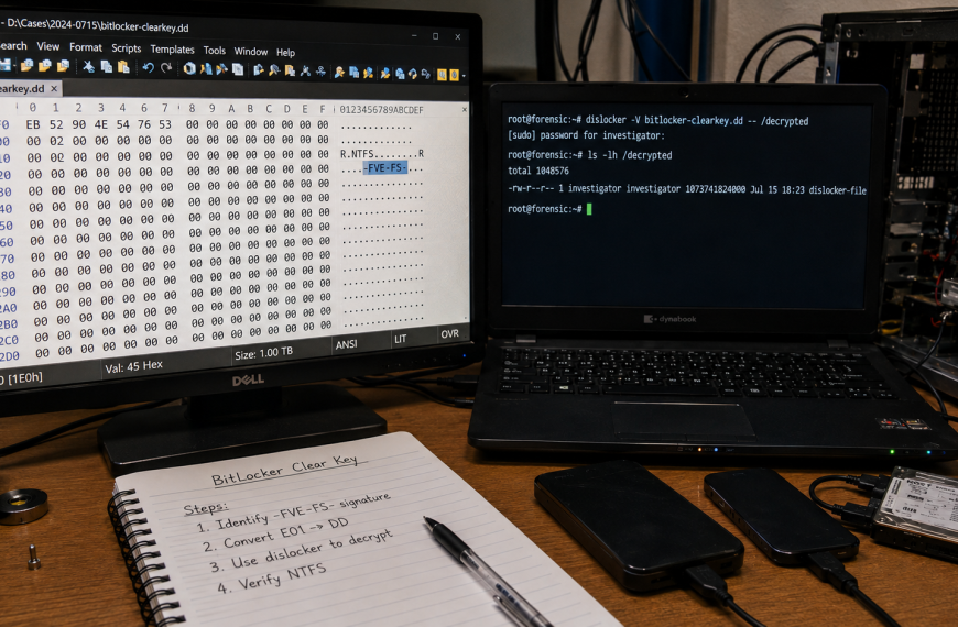 How To Process A Clear-Key BitLocker Image File To Generate A Decrypted Raw Image