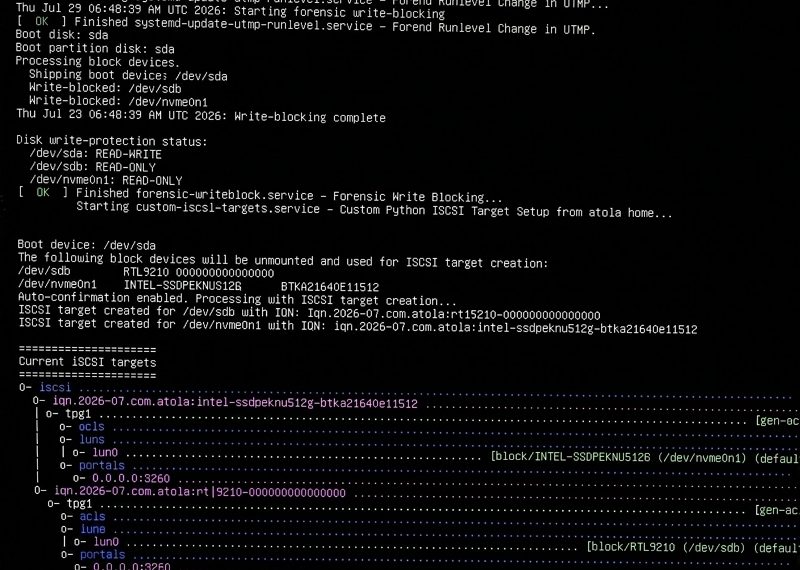 Atola Boot Image Enables Forensic Acquisition Without Removing Internal Drives