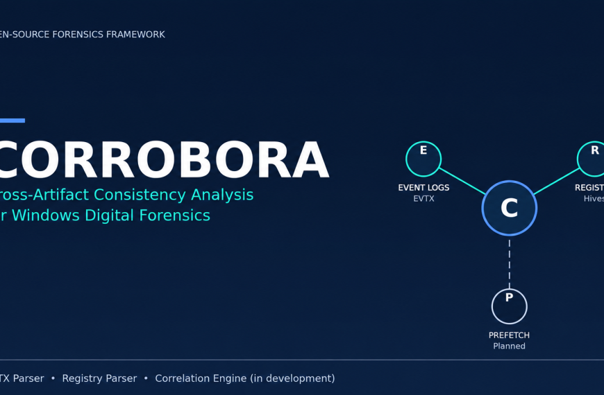Corrobora – Cross-Artifact Consistency Analysis For Windows Digital Forensics