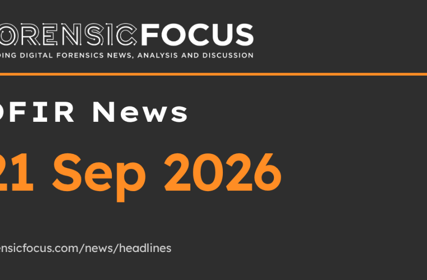 DFIR News, 21 Sep 2026