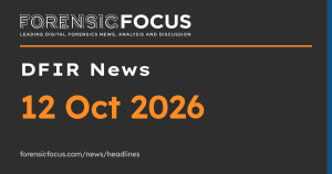 DFIR News, 12 Oct 2026