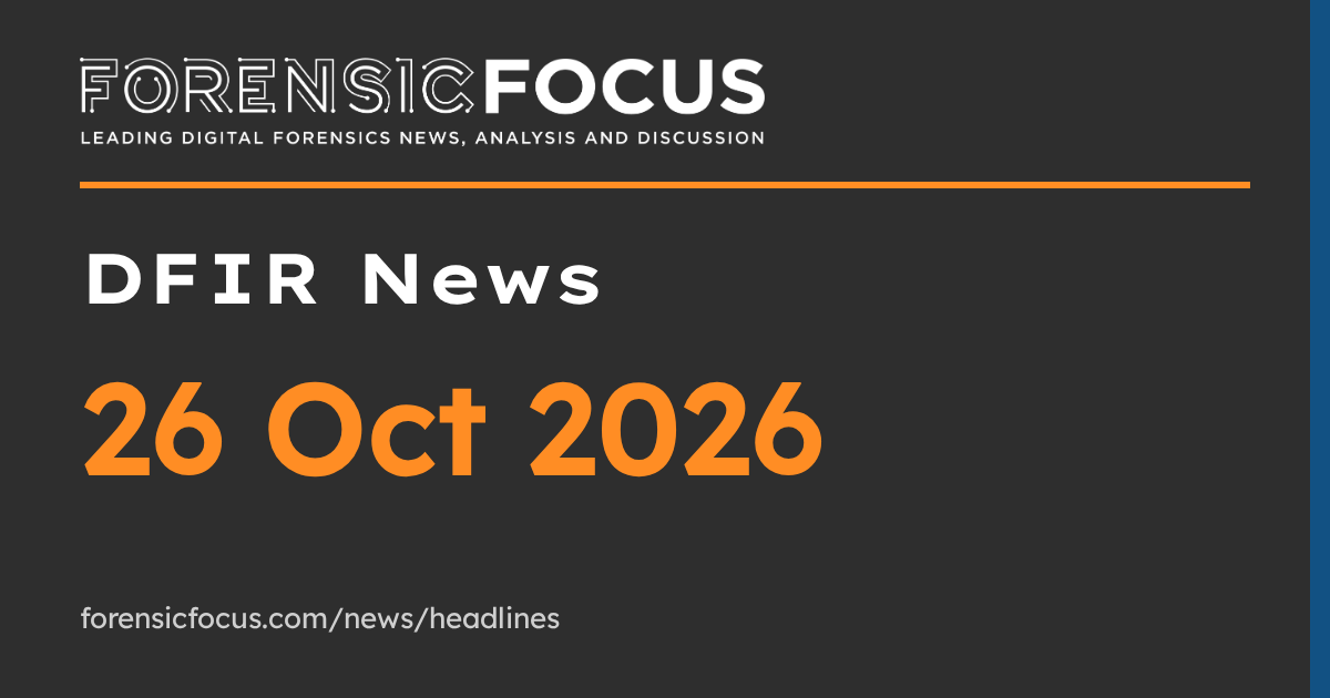 DFIR News, 26 Oct 2026
